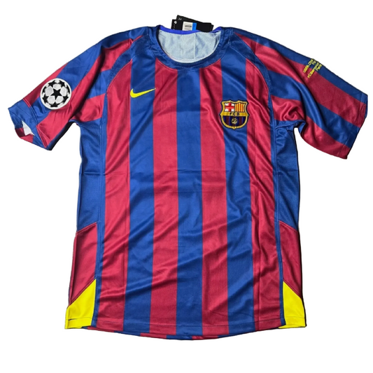 FC Barcelona 2005-06 Home Retro Jersey - Ronaldinho #10