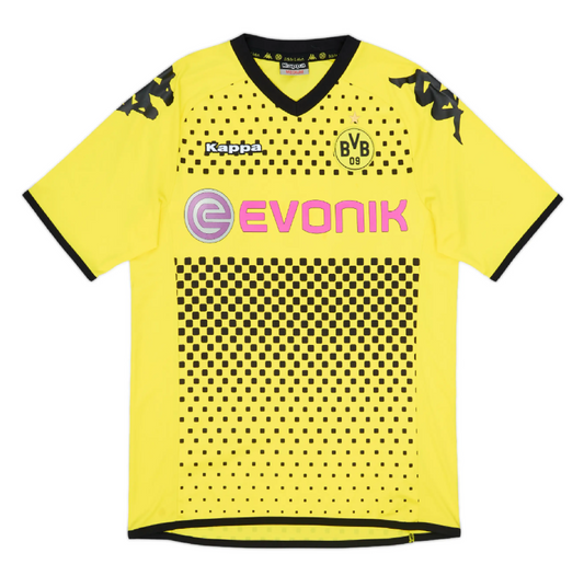 Borussia Dortmund 2011-12 Home Retro Jersey - Lewandowksi #9