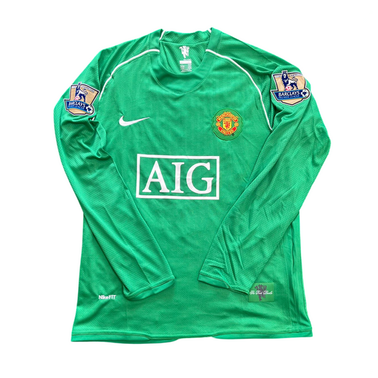Manchester United 2007-08 Home GK Retro Jersey - Van Der Sar #1