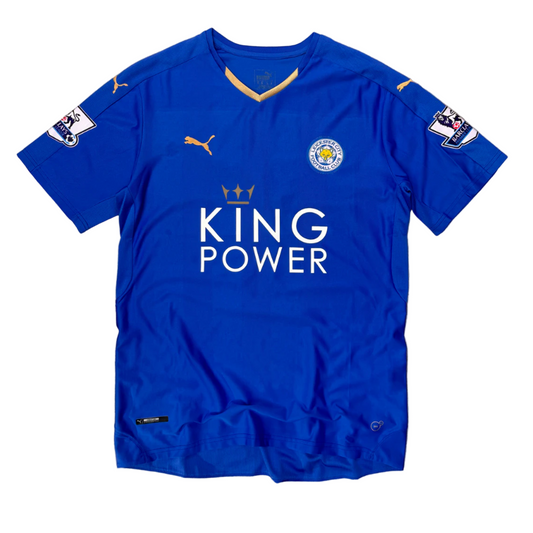 Leicester City 2015-16 Home Retro Jersey - Vardy #9