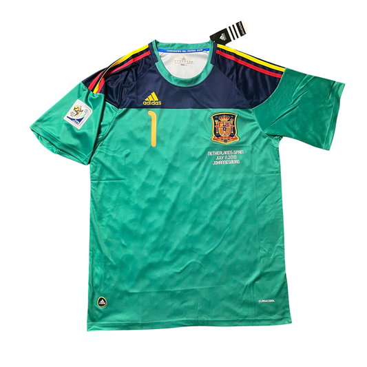 Spain 2010 GK Home Retro Jersey - Casillas #1
