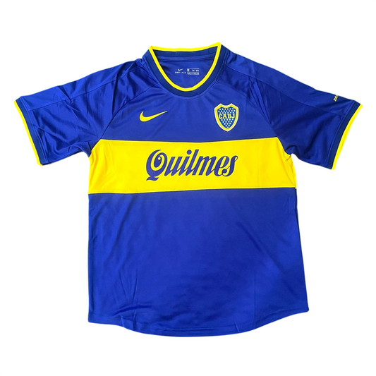 Boca Juniors 2000-2001 Home Retro Jersey - Riquelme #10