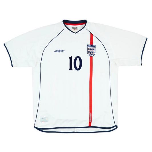 England 2002 Home Retro Jersey - Owen #10
