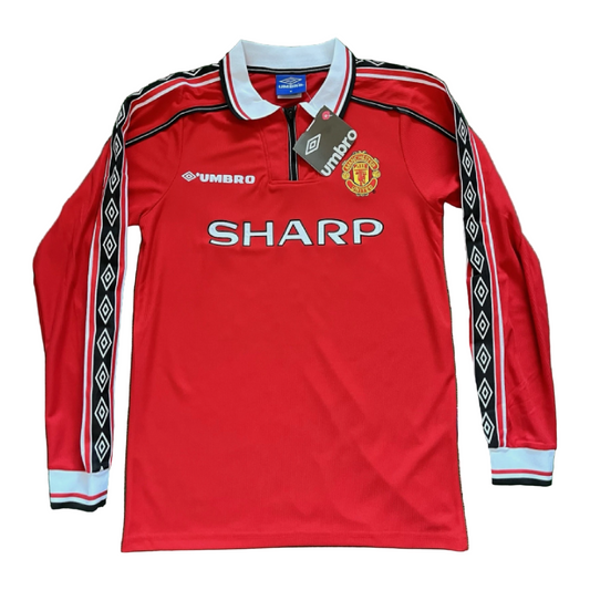 Manchester United 1998-99 Home Retro Jersey - Beckham #7