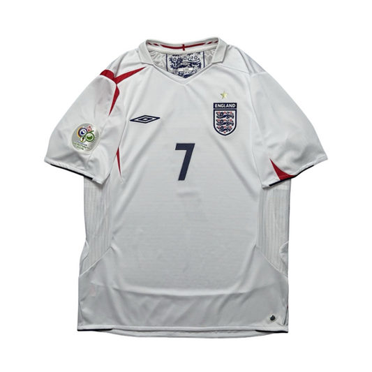 England 2006 Home Retro Jersey - Beckham #7