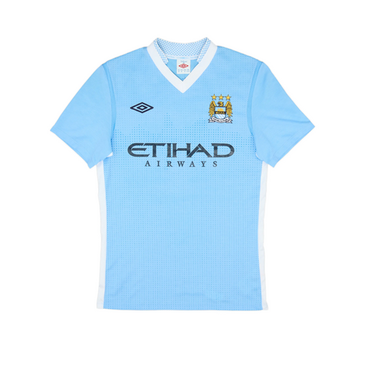 Manchester City 2011-12 Home Retro Jersey - Kun Agüero #16