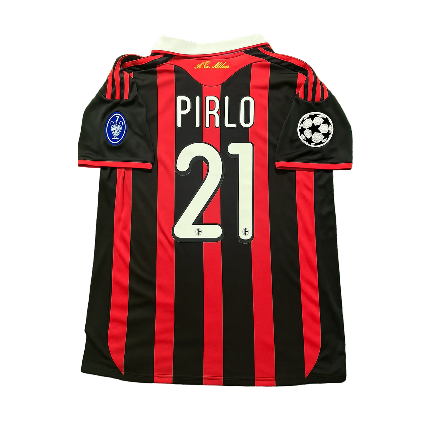 AC Milan 2009-10 Home Retro Jersey - Pirlo #21