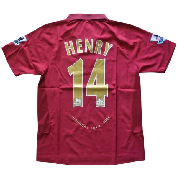 Arsenal 2005-06 Home Retro Jersey - Henry #14