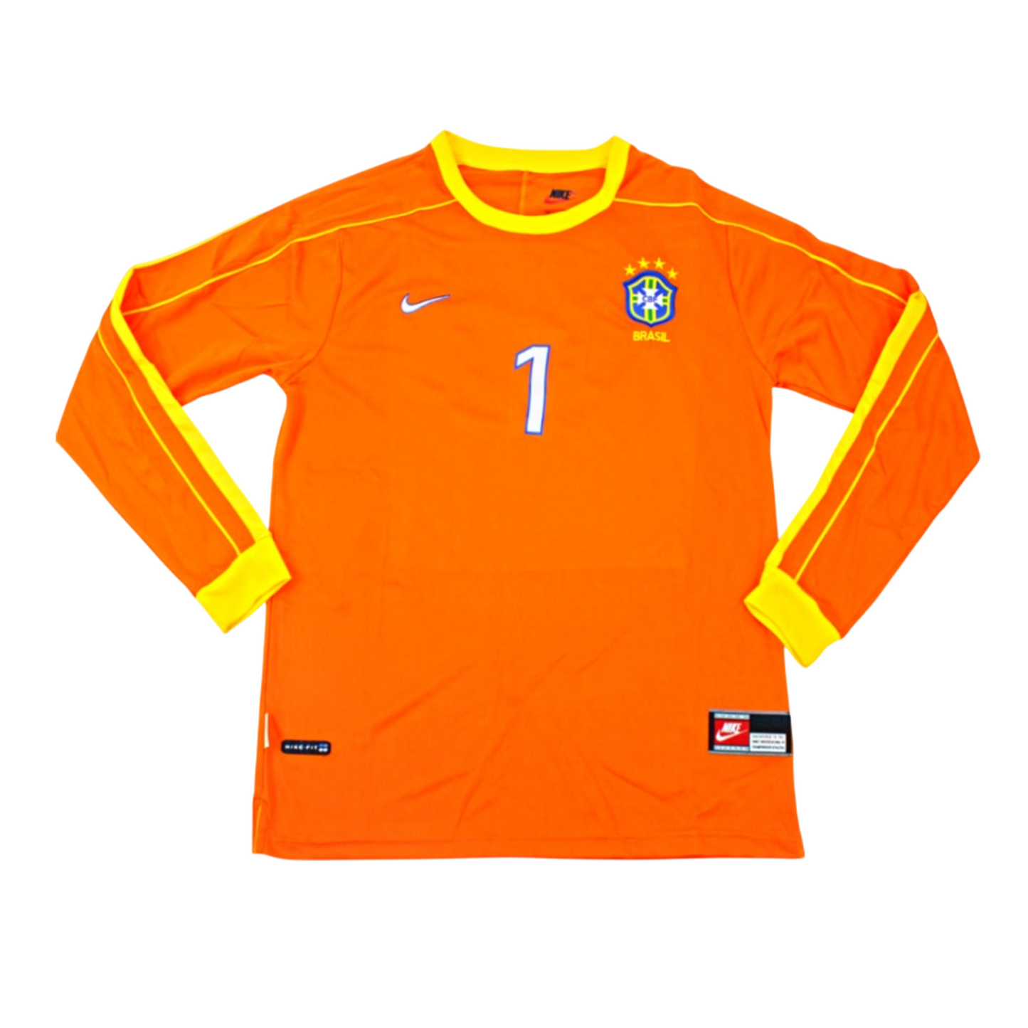 Brazil 1998 GK Away Retro Jersey - Taffarel #1