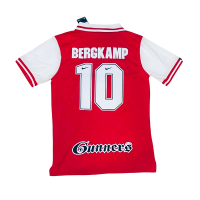 Arsenal 1996-98 Home Retro Jersey - Bergkamp #10
