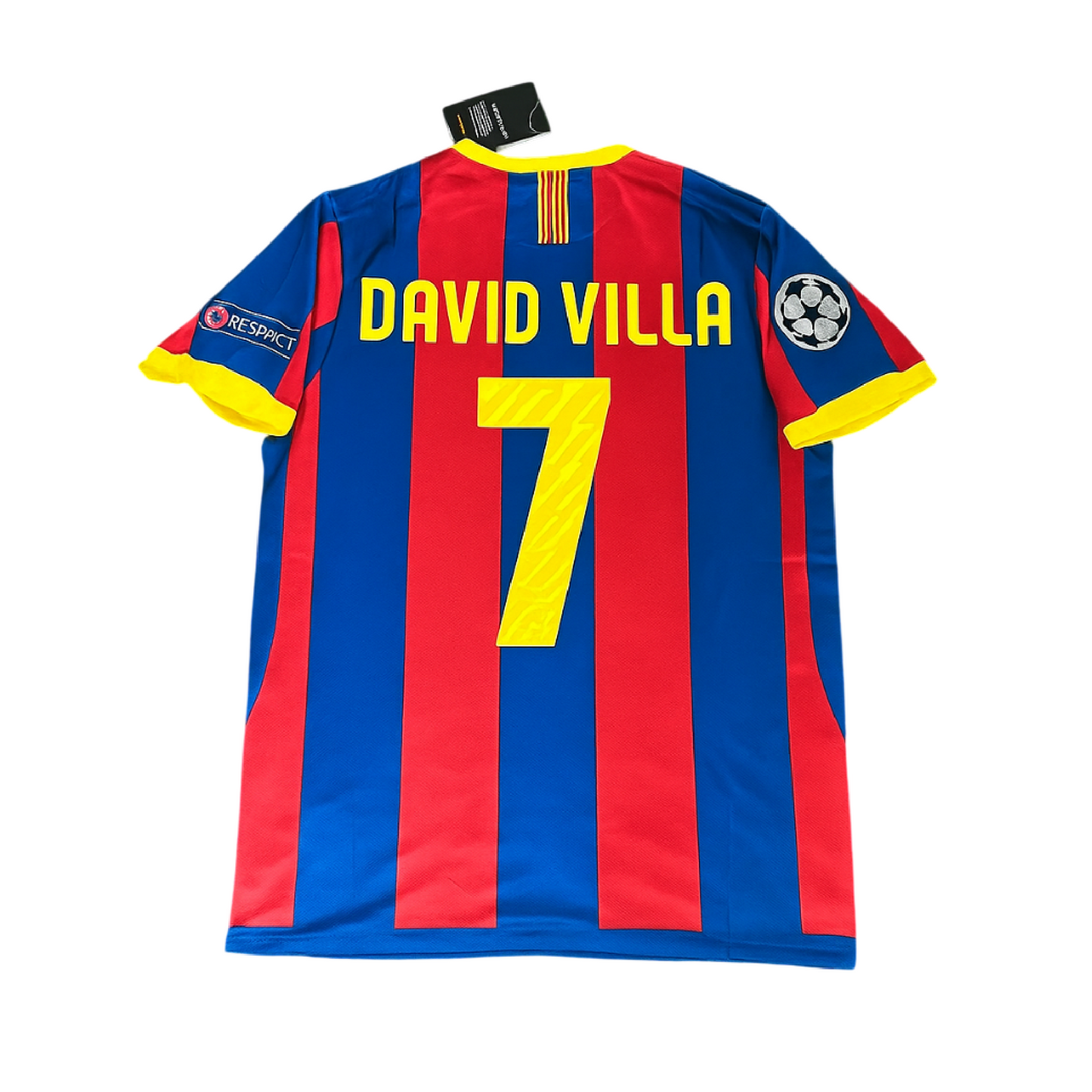 FC Barcelona 2010-11 Home Retro Jersey - David Villa #7