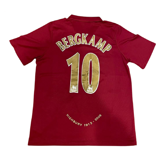 Arsenal 2005-06 Home Retro Jersey - Bergkamp #10