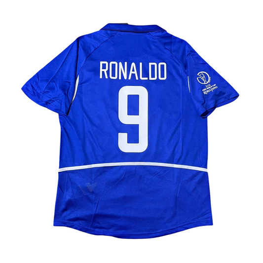 Brazil 2002 Away Retro Jersey - Ronaldo #9