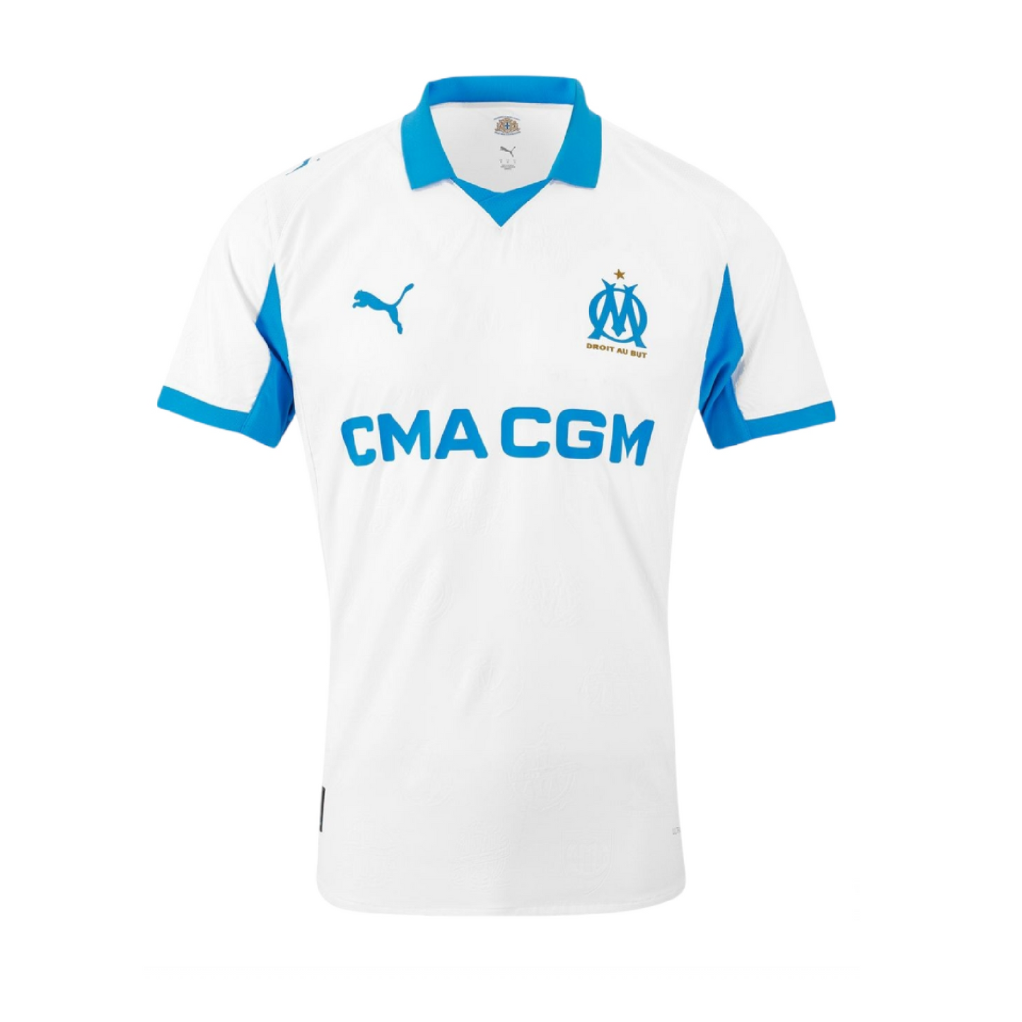 Olympique Marseille 2025-26 Home Jersey - Player Version
