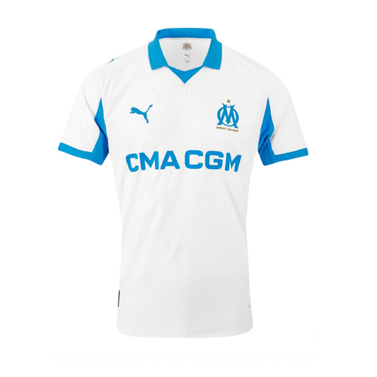 Olympique Marseille 2025-26 Home Jersey - Player Version