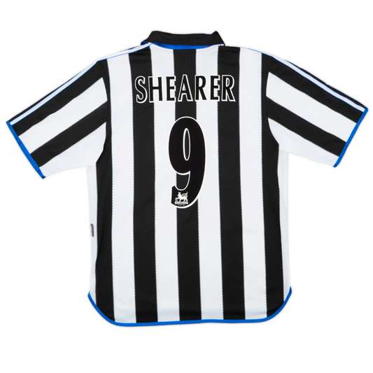 Newcastle United 2000-2001 Home Retro Jersey - Shearer #9