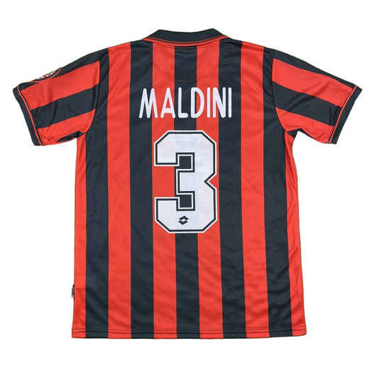 AC Milan 1996-97 Home Retro Jersey - Maldini #3