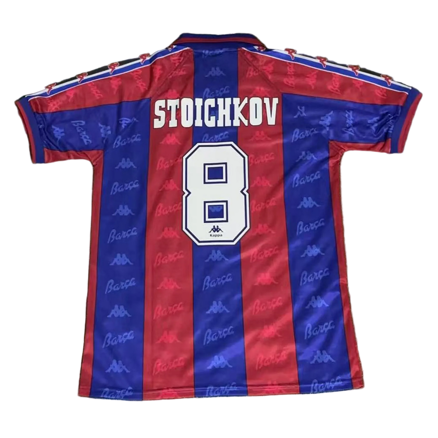 FC Barcelona 1996-98 Home Retro Jersey - Stoichkov #8
