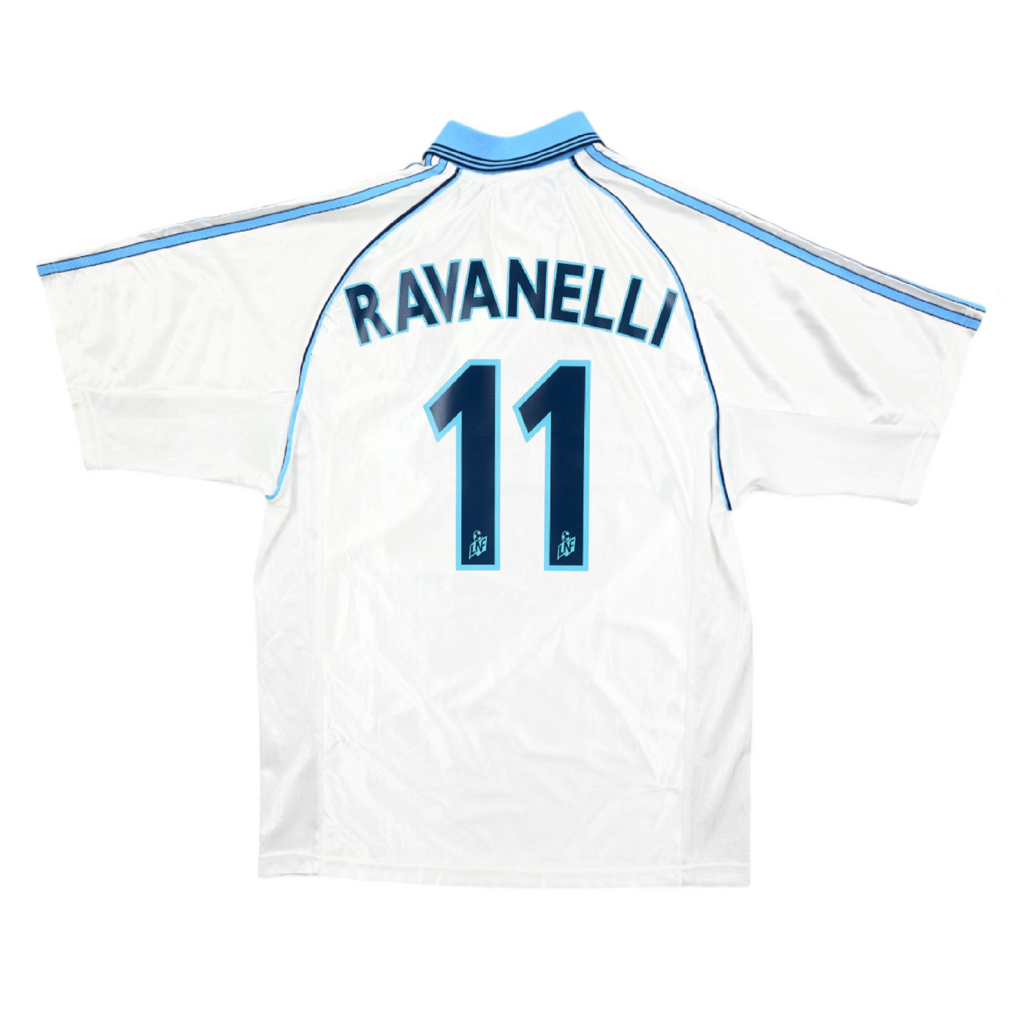 Olympique Marseille 1998-99 Home Retro Jersey - Ravanelli #11