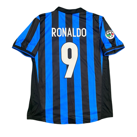 Inter Milan 1998-99 Home Retro Jersey - Ronaldo #9