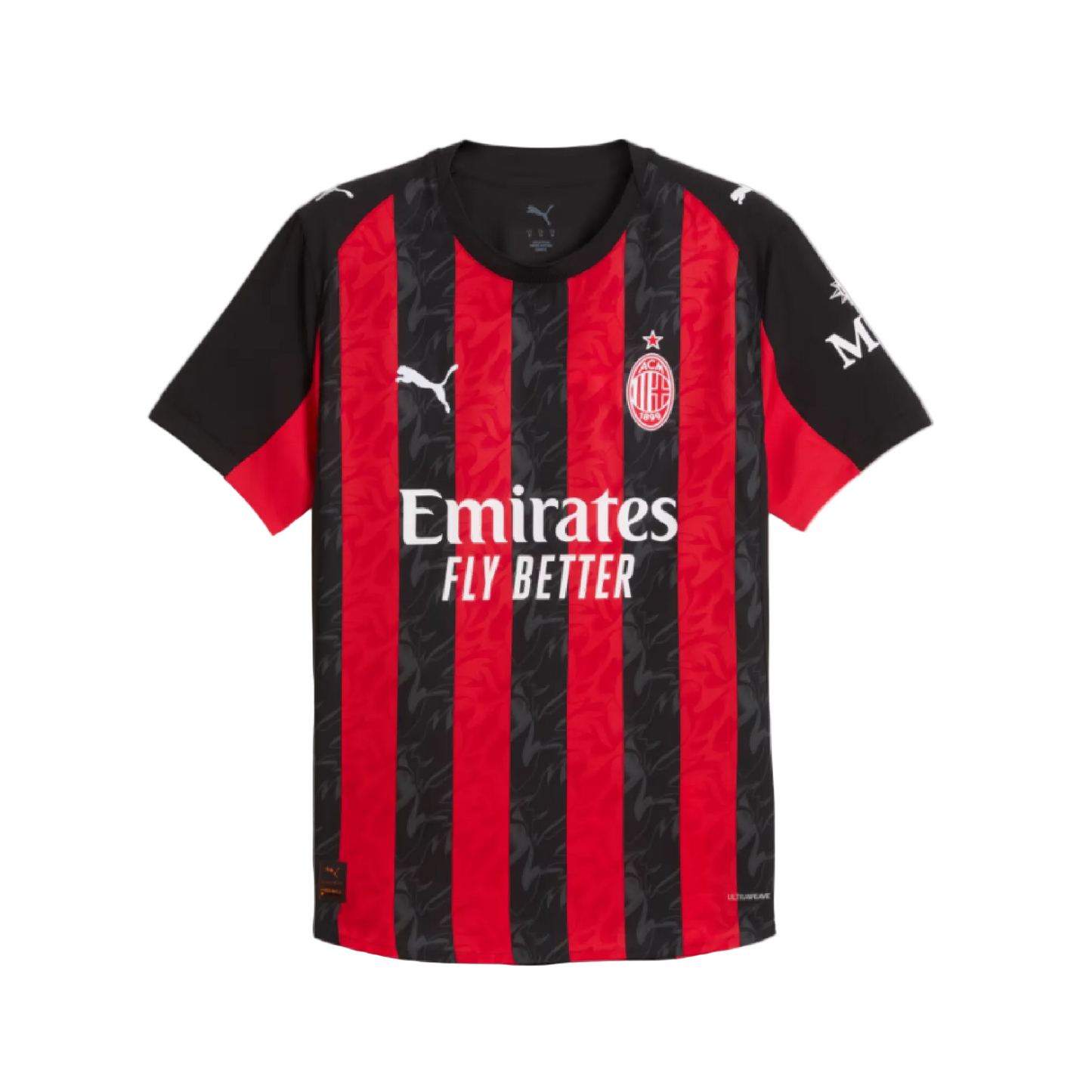 AC Milan 2025-26 Home Jersey - Player Version