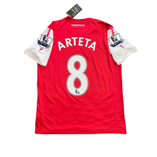 Arsenal 2011-12 Home Retro Jersey - Arteta #8