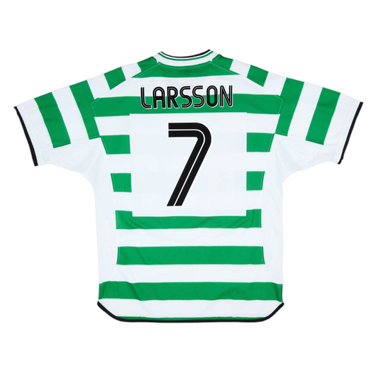 Celtic 2001-03 Home Retro Jersey - Larsson #7