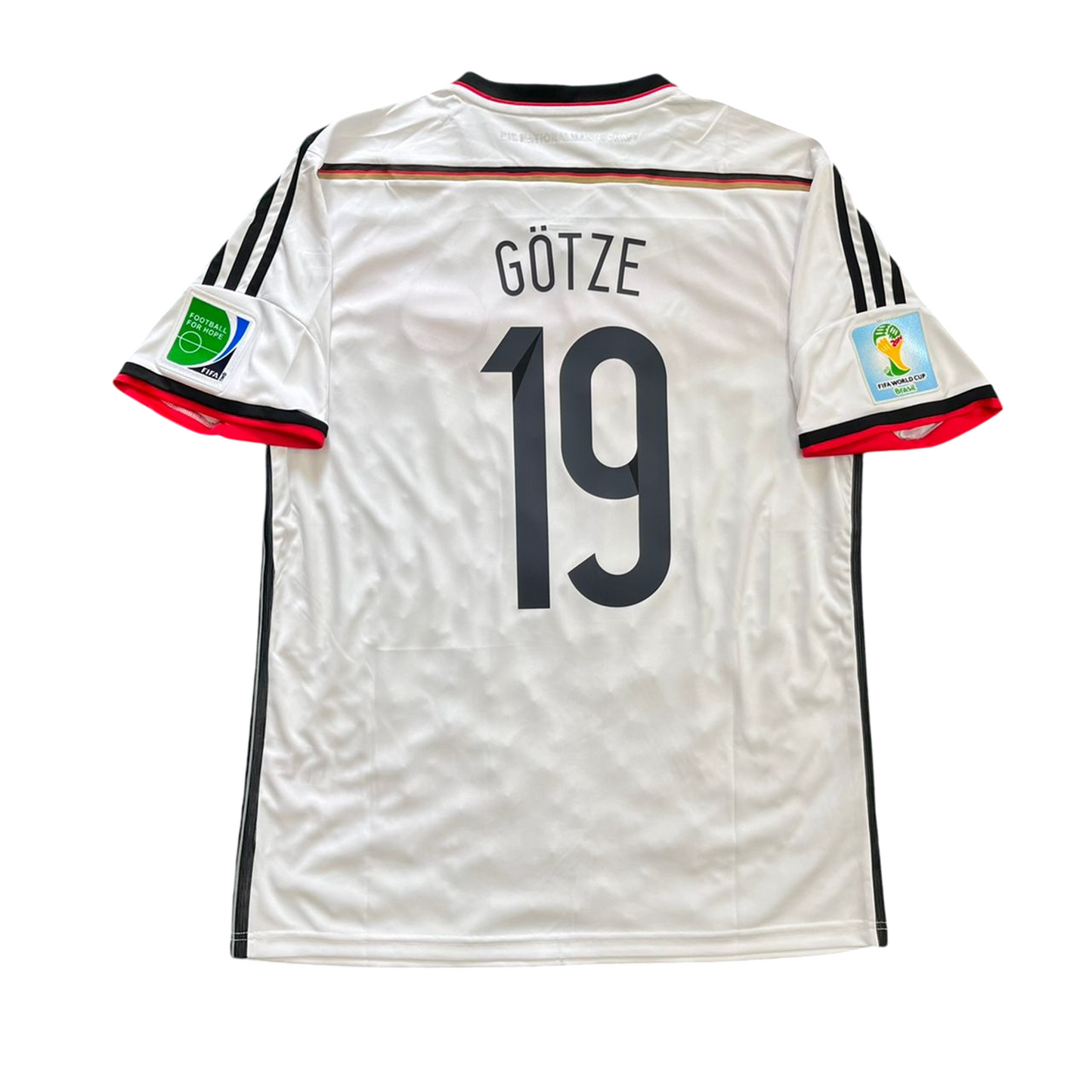 Germany 2014 Home Retro Jersey - Götze #19