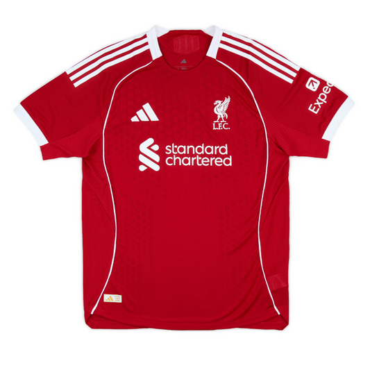 Liverpool 2025-26 Home Jersey - Player Version