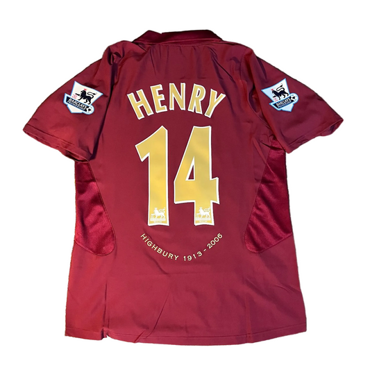 Arsenal 2005-06 Home Retro Jersey - Henry #14