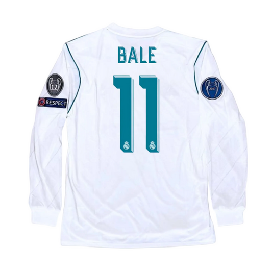 Real Madrid 2017-18 Home Retro Jersey - Bale #11