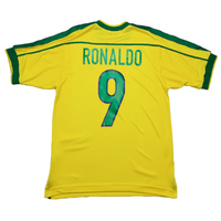 Brazil 1998 Home Retro Jersey - Ronaldo #10