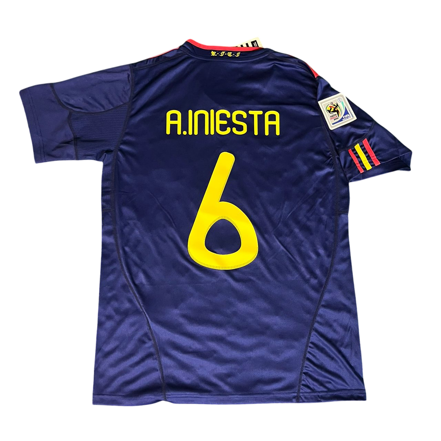 Spain 2010 Home Retro Jersey - A.Inesta #6