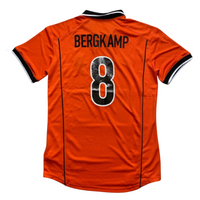 Netherlands 1998 Home Retro Jersey - Bergkamp #8