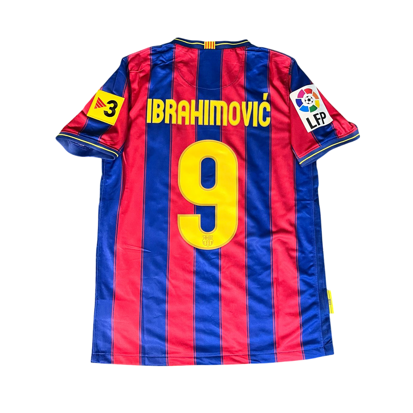 FC Barcelona 2009-10 Home Retro Jersey - Ibrahimović #9