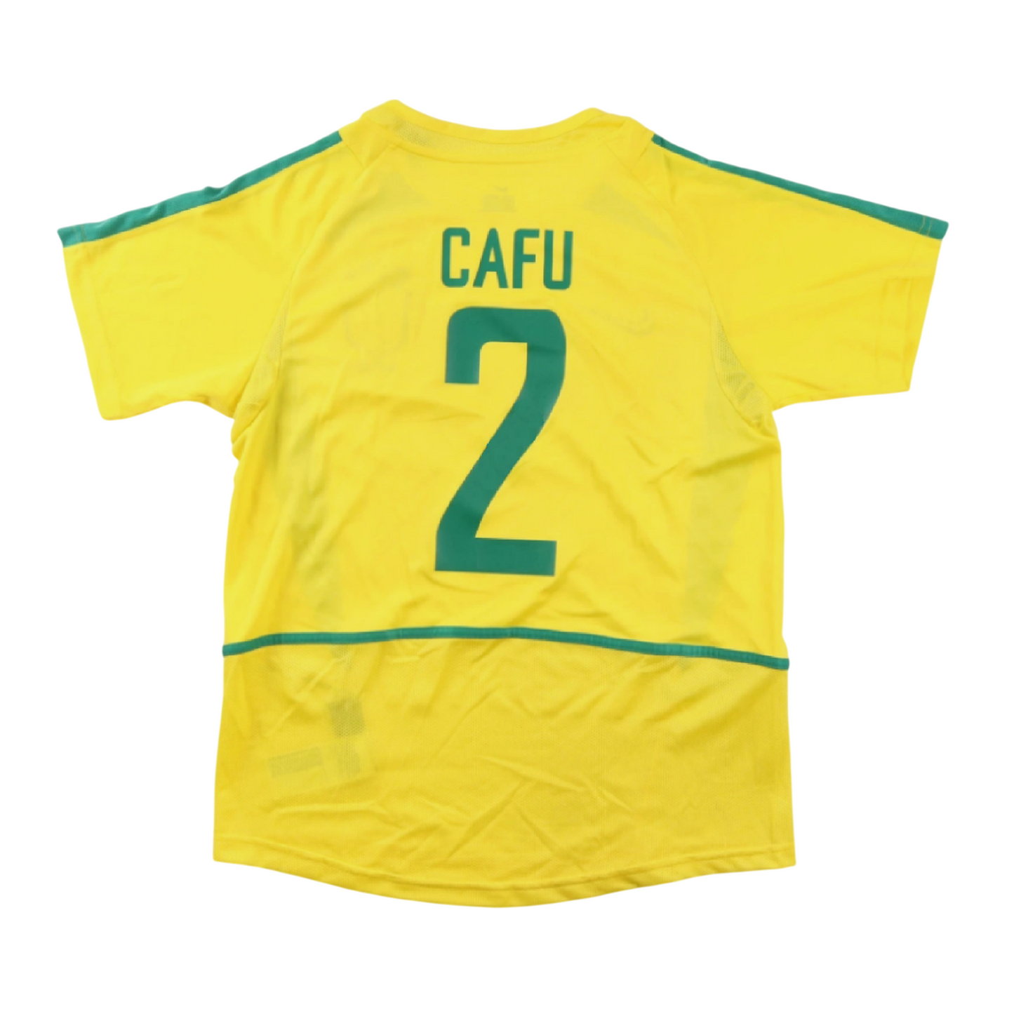 Brazil 2002 Home Retro Jersey - Cafu #2