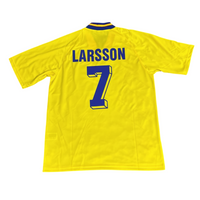 Sweden 1994 Home Retro Jersey - Larsson #7