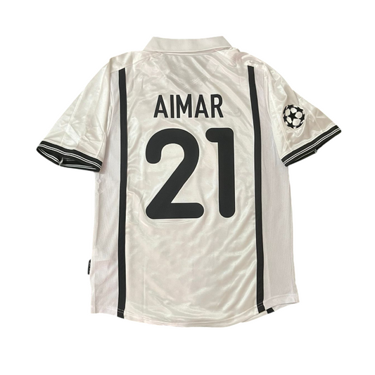 Valencia CF 2000-2001 Home Retro Jersey - Aimar #21