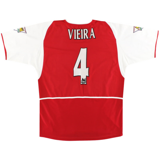 Arsenal 2002-04 Home Retro Jersey - Vieira #4