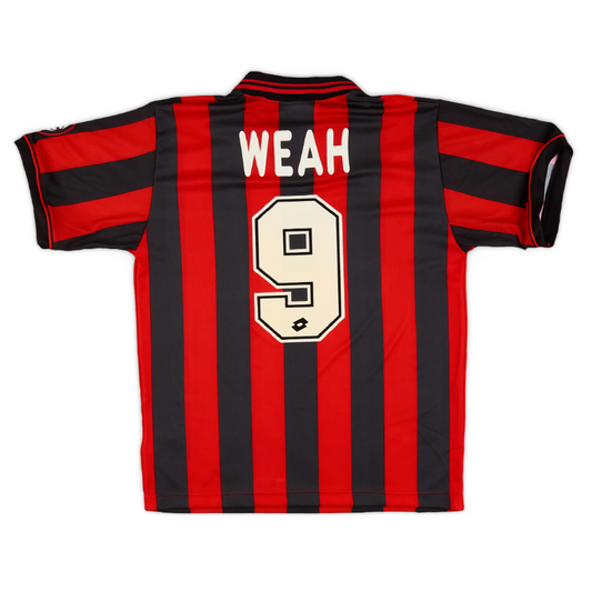 AC Milan 1996-97 Home Retro Jersey - Weah #9