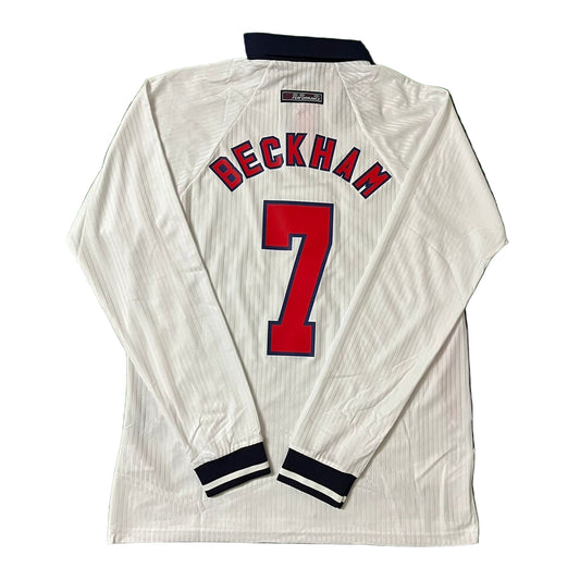 England 1998 Home Retro Jersey - Beckham #7