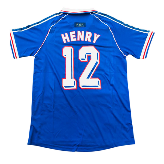 France 1998 Home Retro Jersey - Henry #12