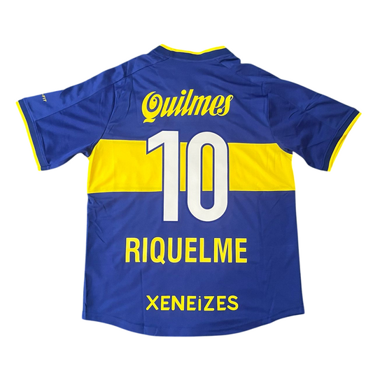 Boca Juniors 2000-2001 Home Retro Jersey - Riquelme #10