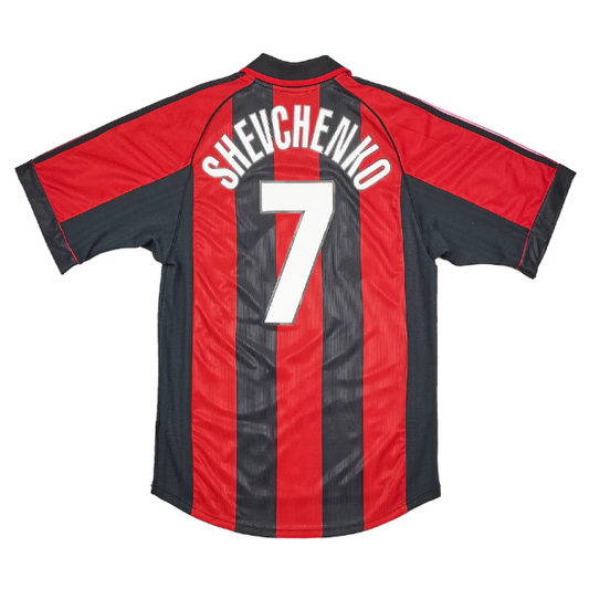AC Milan 1998-99 Home Retro Jersey - Shevchenko #7