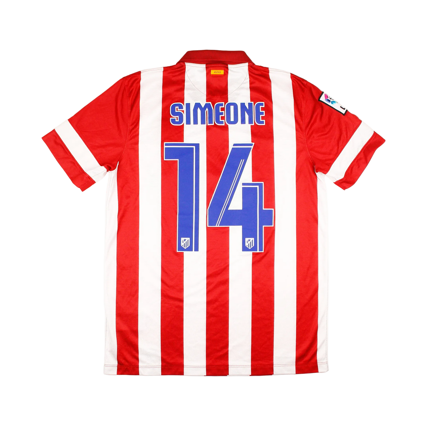 Atlético Madrid 2013-14 Home Retro Jersey - Simeone #14