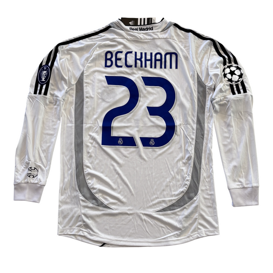 Real Madrid 2006-07 Home Retro Jersey - Beckham #23