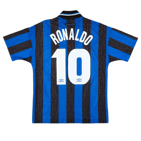 Inter Milan 1997-98 Home Retro Jersey - Ronaldo #10