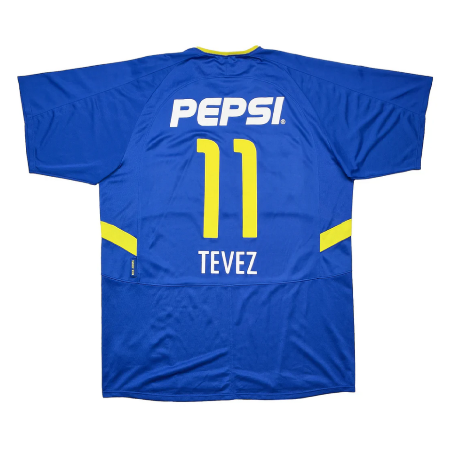 Boca Juniors 2003-04 Home Retro Jersey - Tevez #11