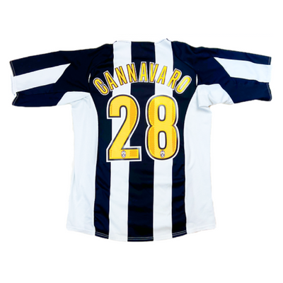 Juventus 2005-06 Home Retro Jersey - Cannavaro #28