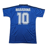 Argentina 1998 Away Retro Jersey - Maradona #10